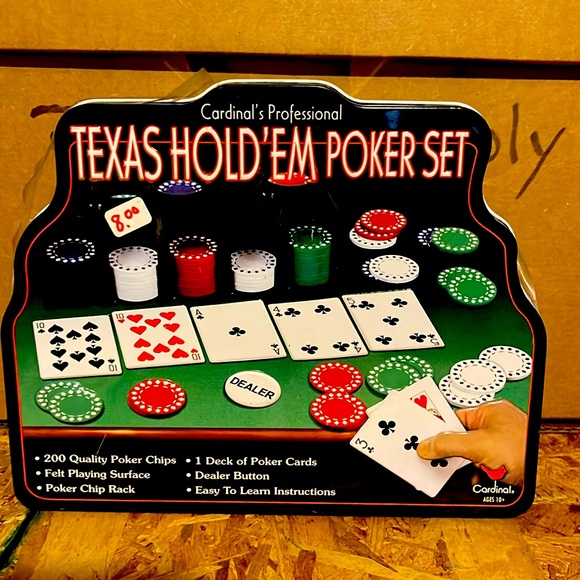 Cardinal Professional Texas Hold'em Poker Set - Picture 1 of 4